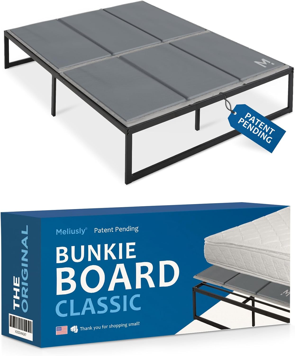 Meliusly Premium 10mm Bunkie Board for Queen Size Beds