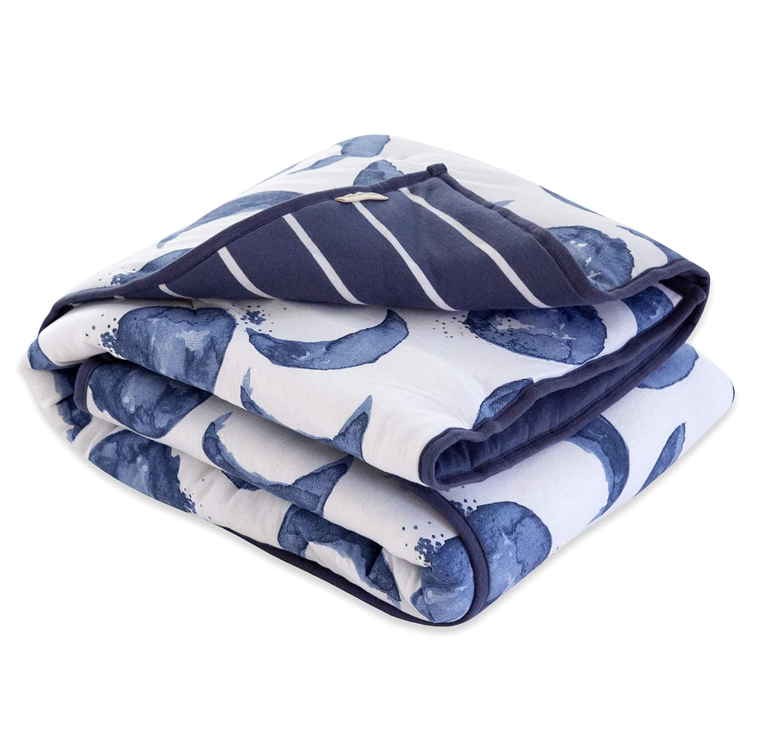 Burt's Bees Baby Reversible Blanket for Nursery and Stroller