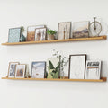 Picture Ledge Shelf 72 in Floating Shelves Set of 2 - Large Display