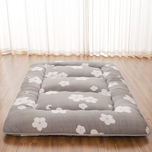 Japanese Floor Mattress with Portable Storage Bag for Comfort
