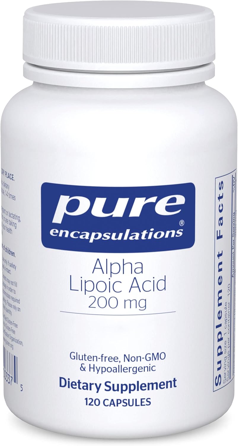 Pure Encapsulations Alpha Lipoic Acid 200 mg for Liver Health