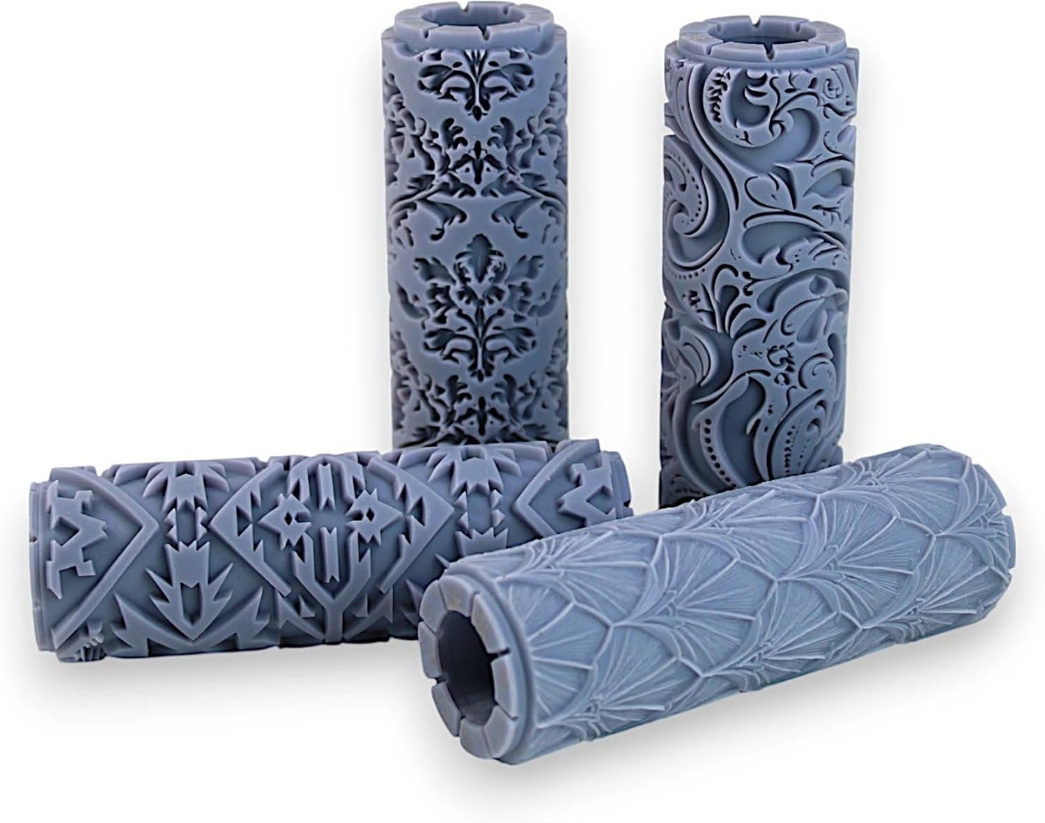 Timeless Patterns Collection Clay Texture Rollers for Crafts