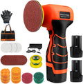 Cordless Sander 3 in Palm Sander with 2 Batteries - Portable 16.8V Kit
