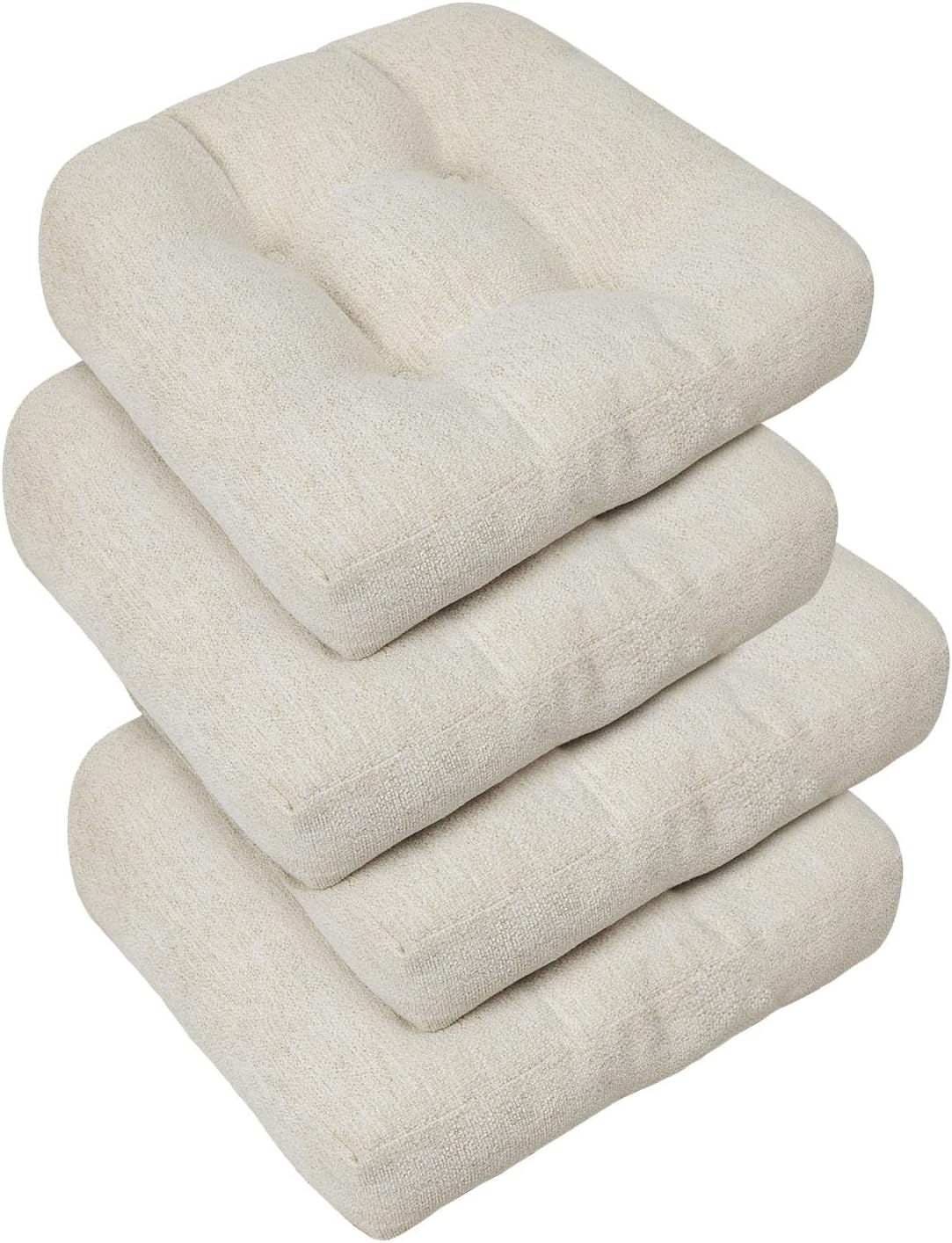 Downluxe Chair Cushions for Dining Chairs - Tufted Comfort