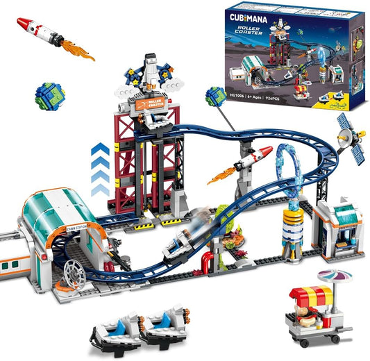 Space Roller Coaster Building Set for Creative Kids and Teens