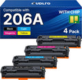206A Toner Replacement 4 Pack - Compatible with HP M283/M255 Printers