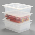 CURTA Half-Size 4in Deep Food Pan 4-Pack - Stackable Commercial Grade