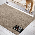 GORILLA GRIP SOAKSTOPPER Dog Door Mat 36x24 - Absorbent Chenille Rug