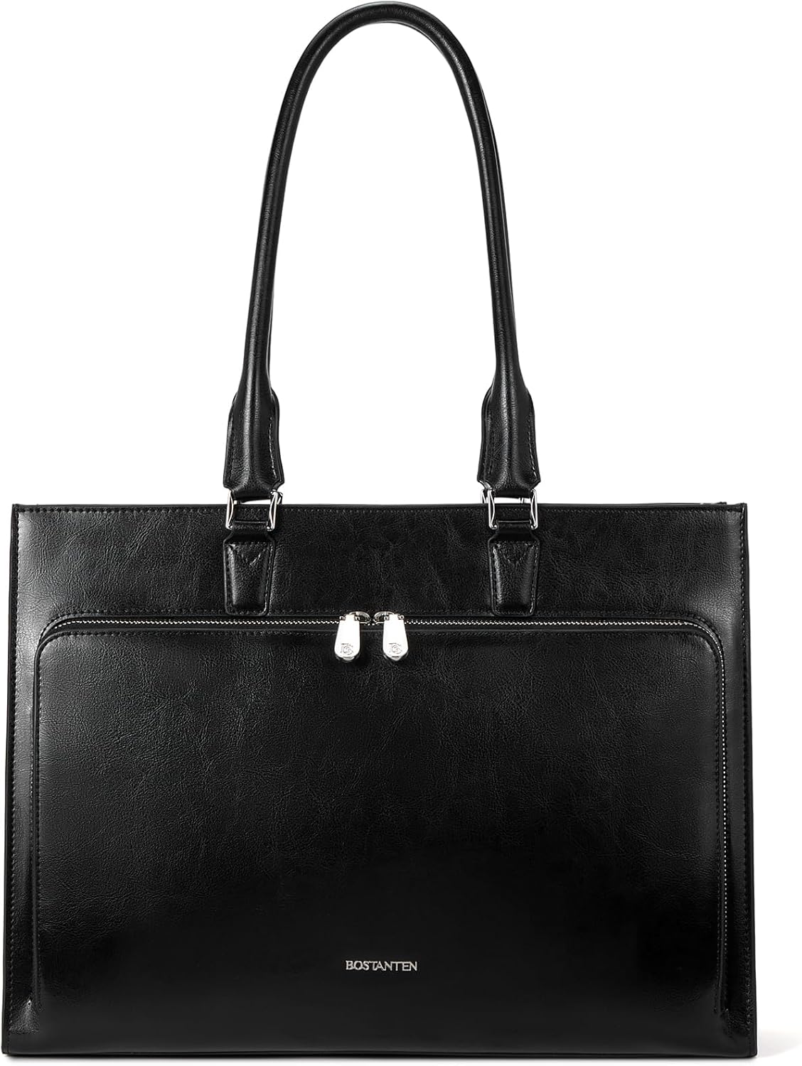 BOSTANTEN Leather Briefcase for Women - Vintage Laptop Bag