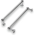 6 in Hole Center Polished Chrome Cabinet Pulls 10 Pack - Heavy Duty