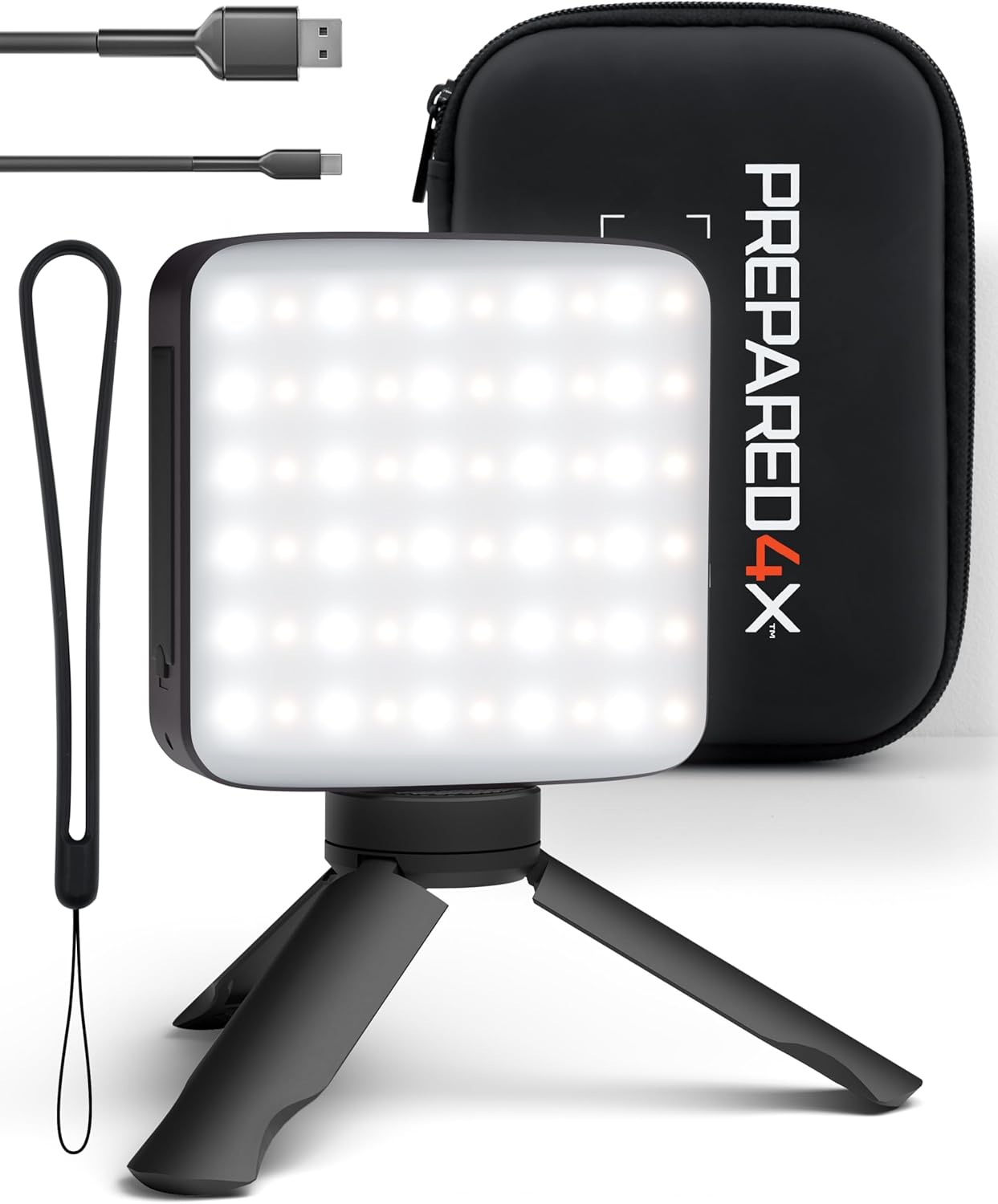PREPARED4X Rechargeable Lantern - Bright & Adjustable Lighting