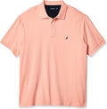 Nautica Men's Classic Fit Short Sleeve Solid Soft Cotton Polo