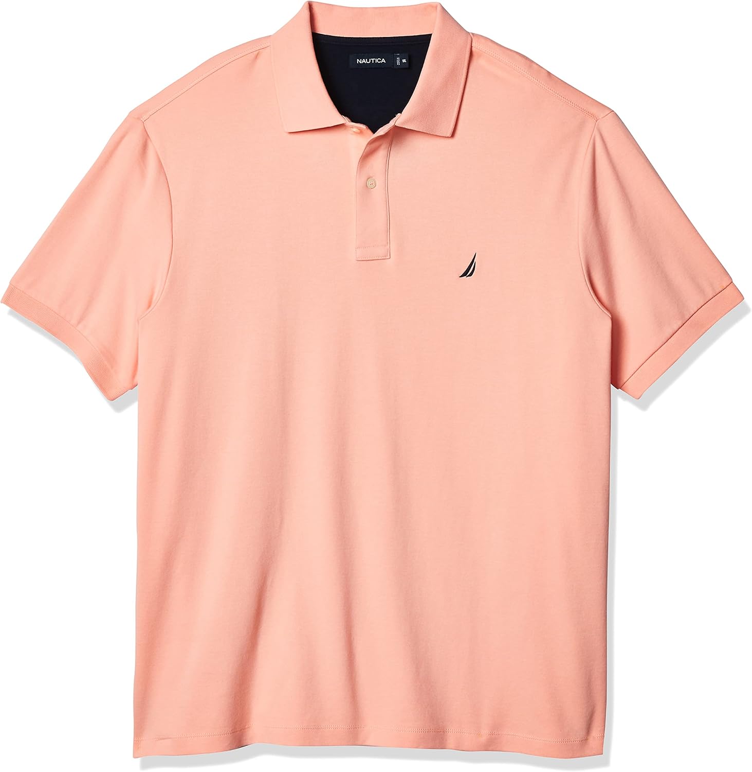 Nautica Men's Classic Fit Short Sleeve Solid Cotton Polo Shirt