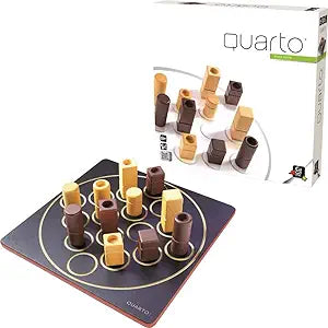 Quarto Strategy Game for Adults and Families - Fun for All Ages