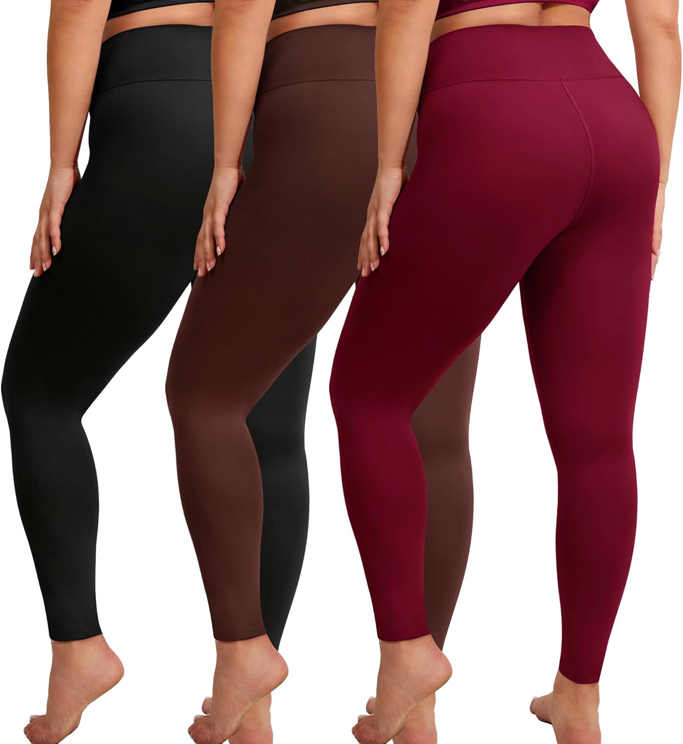 VALANDY Creamlush Plus Size Leggings for Women - Soft Stretchy Yoga