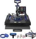 VEVOR Pro 15x15 Heat Press with 30 OZ Tumbler Attachment - Versatile
