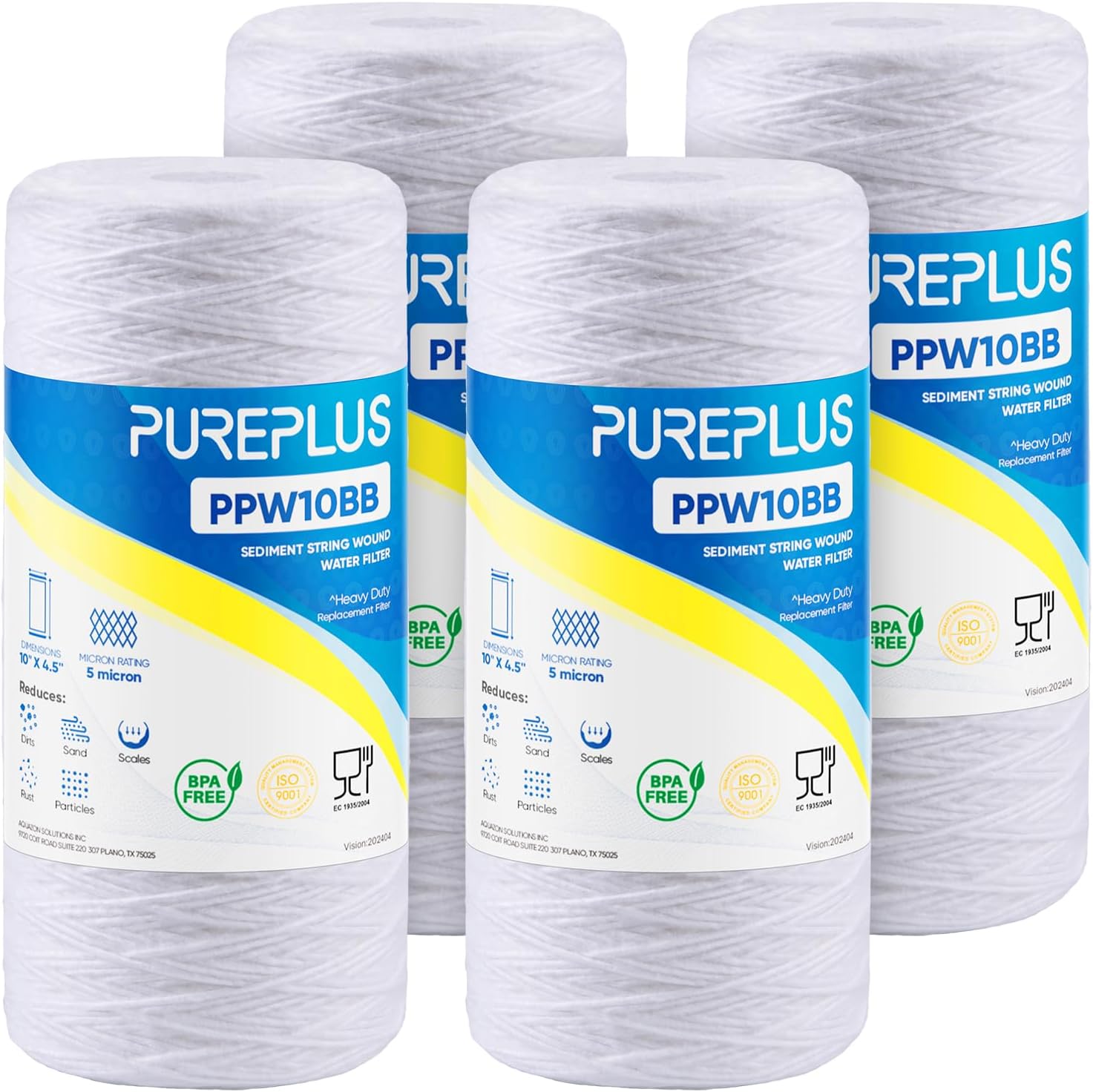 PUREPLUS 5 Micron 10 x 4.5 Whole House Sediment Filter Review