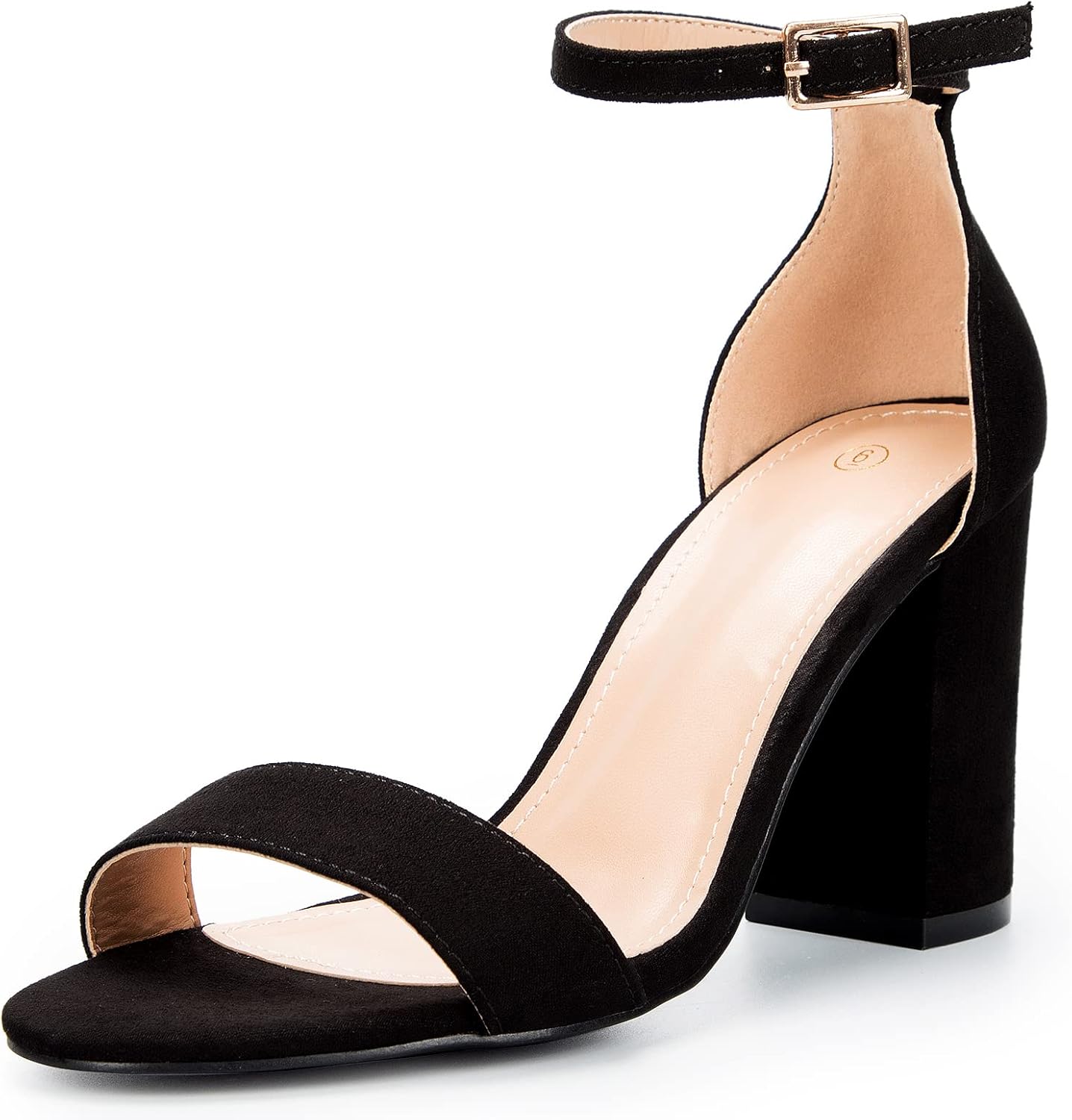 COASIS Women's Chunky Block Heels Open Toe Ankle Strap Sandals