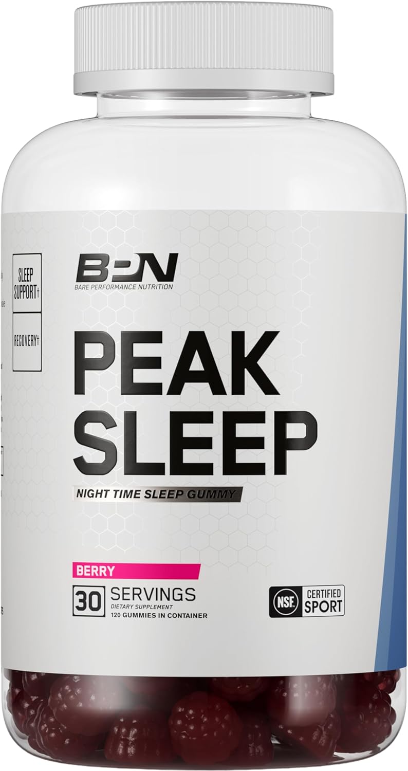 BARE PERFORMANCE NUTRITION Peak Sleep Gummy for Restful Sleep