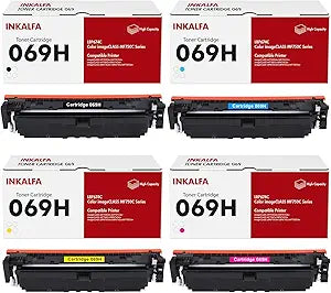 High Yield Compatible 069H Toner Cartridge Set for Canon Printers