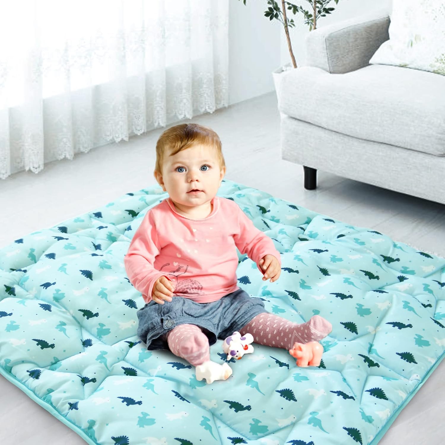 Baby Play Mat for 36ft' x 36ft' Playpen - Soft Non-Slip Design