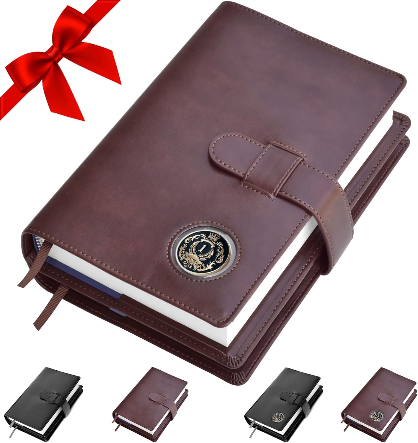 GALILEO Double AA Big Book Cover with Medallion Holder Gift