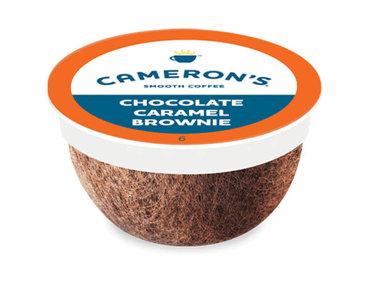 Cameron's Coffee Chocolate Caramel Brownie Pods - Indulge in 12 Rich Cups!