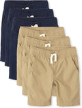 Boys' Pull on Jogger Shorts - Comfortable Everyday School Shorts