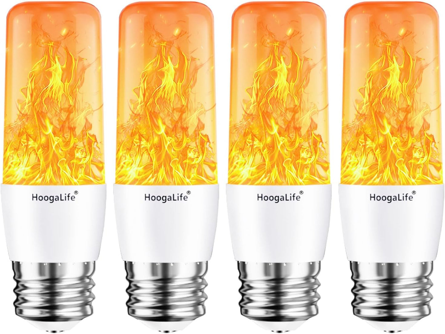 HoogaLife Flame Light Bulbs for Realistic Candle Fire Effect