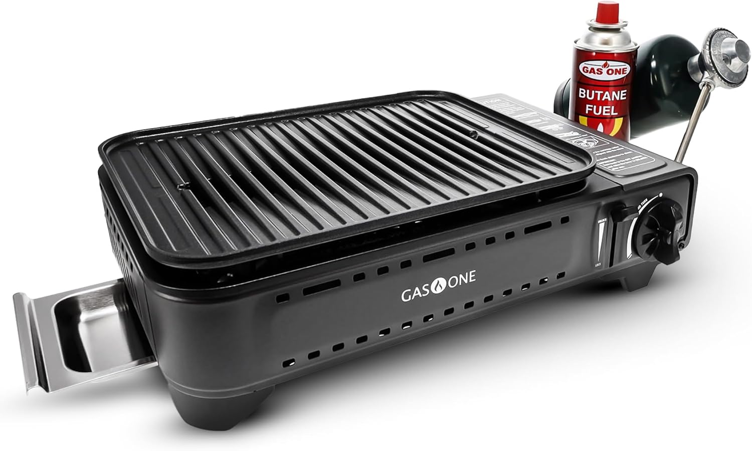 Portable Dual Fuel Camping Grill - GasOne GS-2400P