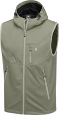 Little Donkey Andy Men's Lightweight Softshell Vest - Windproof Vests