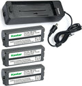 Kastar 3-Pack NB-CP2L Gray Batteries with CG-CP200 Charger - Reliable