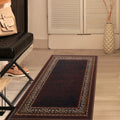 Antep Rugs Bordered Modern 2x4 Non-Slip Low Pile Rug - Kitchen & Entry