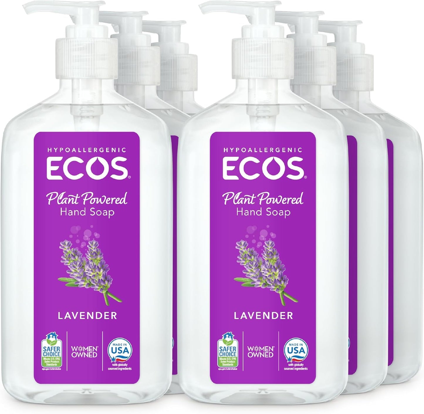 Hypoallergenic Hand Soap with Vitamin E - Lavender Scented 17 Oz