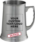 Custom Stainless Steel Beer Stein Mug 13.5 oz - Set of 24