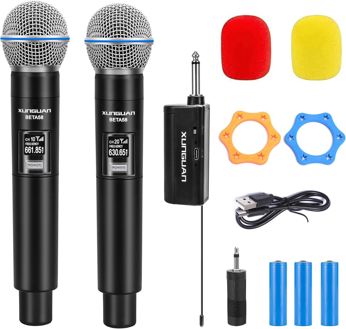 Wireless Dual Microphone Set - Clear Sound, Ultimate Versatility