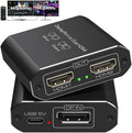 DisplayPort to Dual HDMI Adapter 4K@60Hz - Dual Monitor Splitter