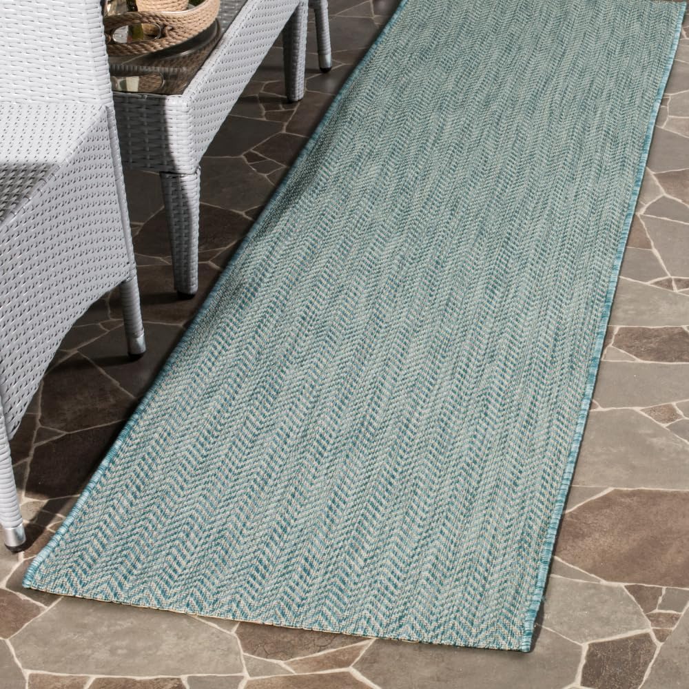 SAFAVIEH Courtyard Collection Runner Rug - Stylish & Durable