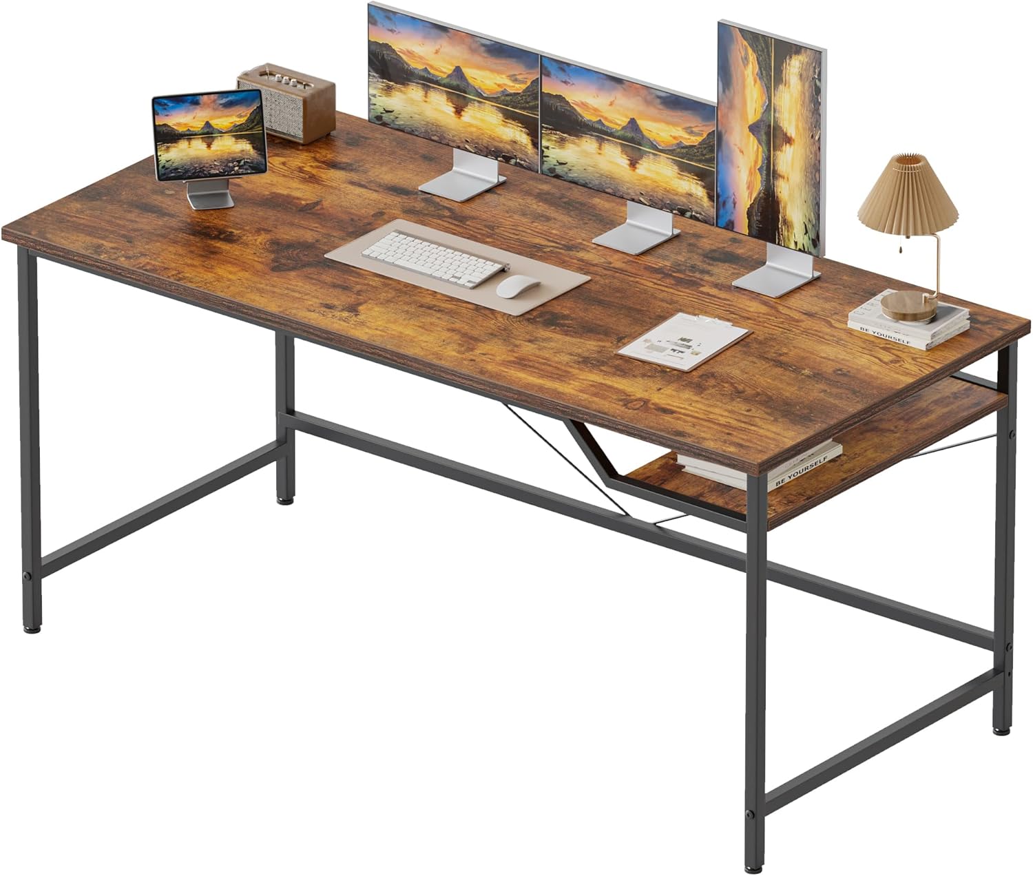 Computer Desk 55 X 24 inch for Gaming and Home Office Use