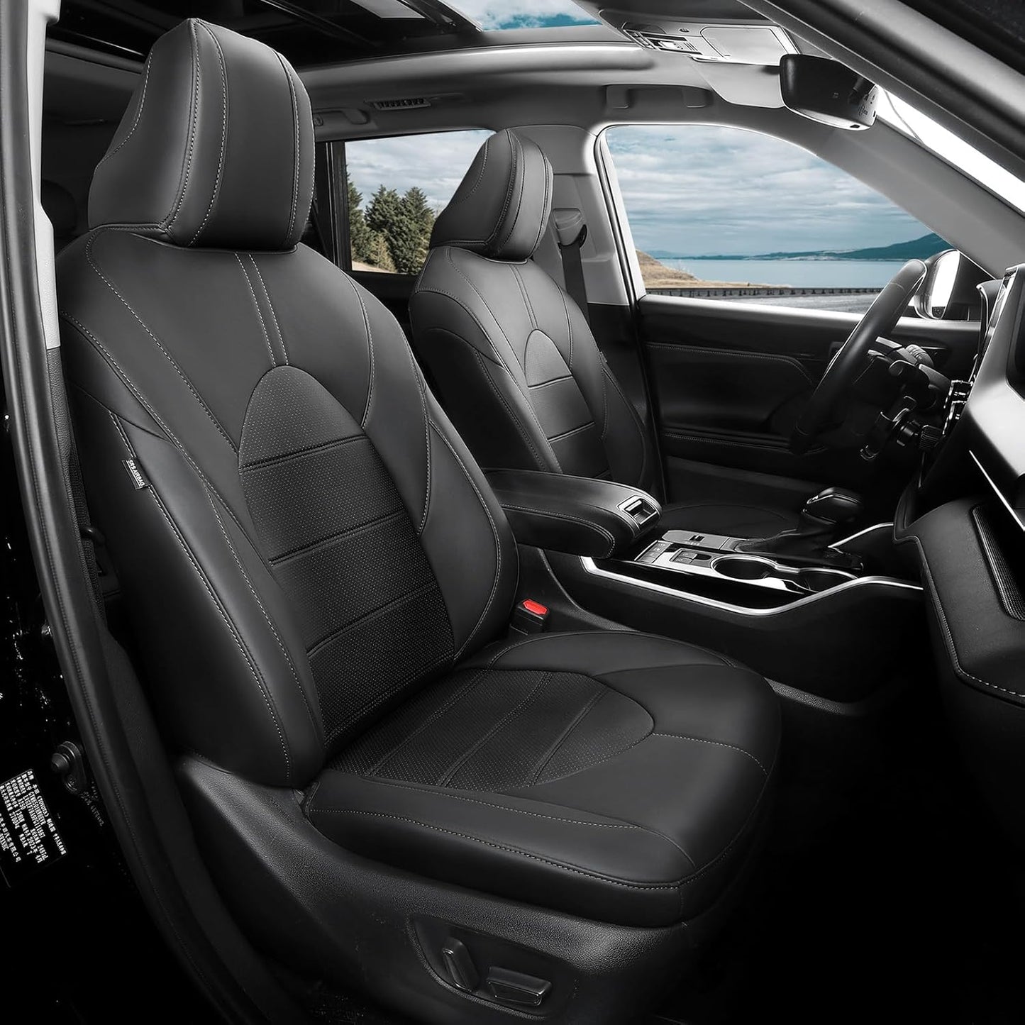 Car Seat Covers Customized for Toyota Highlander 2020-2025 Full Set