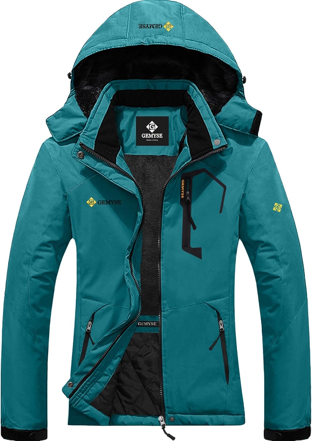 GEMYSE Women's Waterproof Ski Jacket