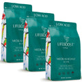 Lifeboost 3 Pack Medium Roast Whole Bean Coffee - Low Acid Delight