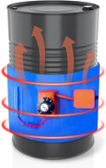 Blue 55 Gallon Drum Heater with Twist Temperature Control - Reliable