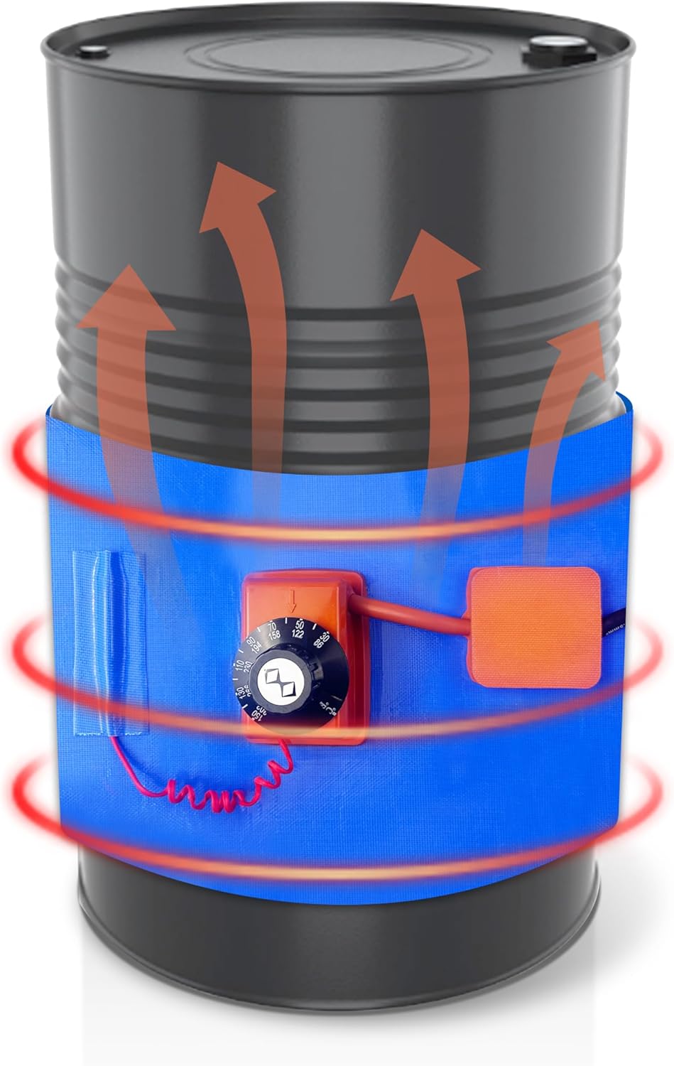 UPGRADED 55 Gallon Drum Heater with Twist Temperature Control