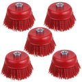 4 Inch Abrasive Filament Nylon Cup Brush for Angle Grinder - Rust