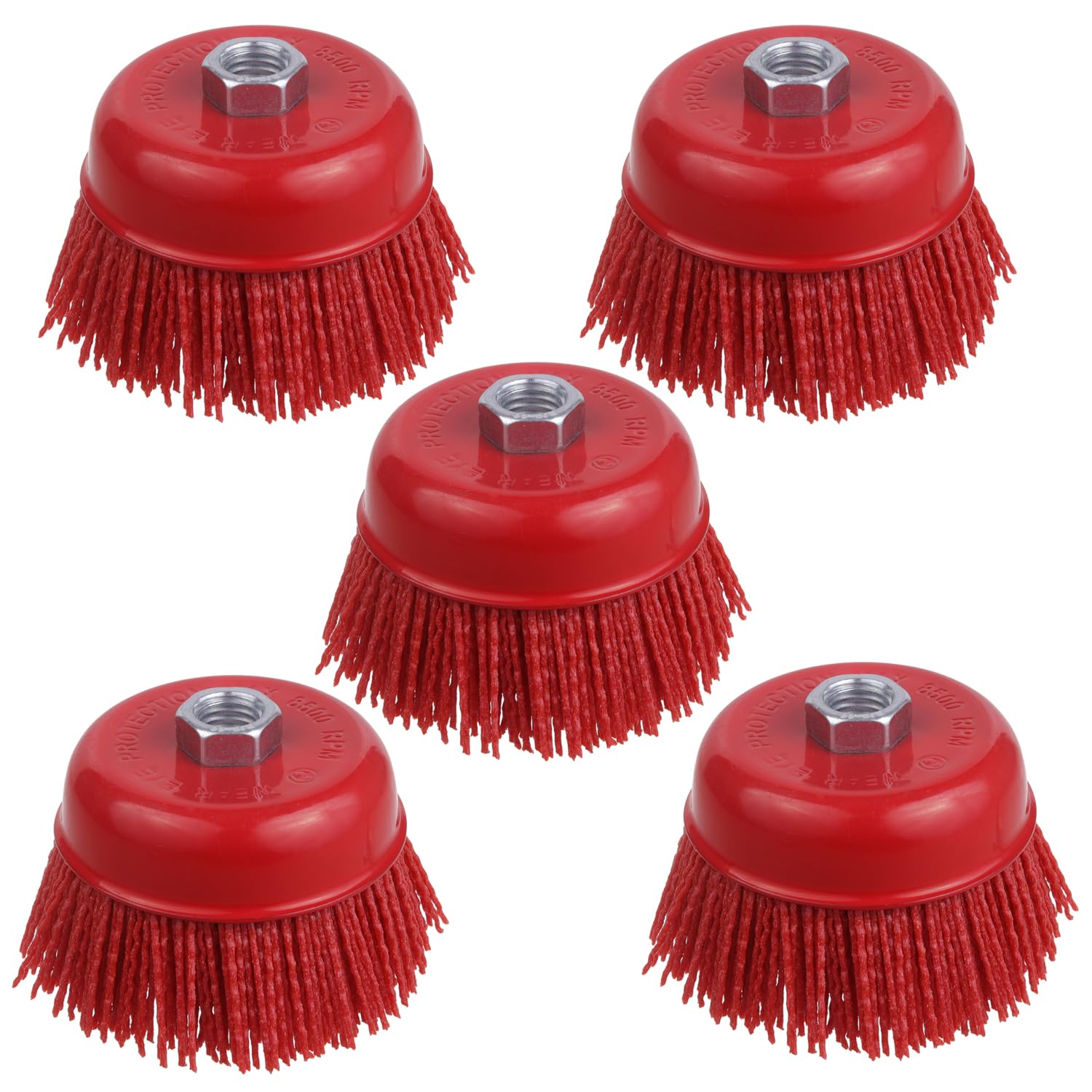 4 Inch Abrasive Filament Nylon Cup Brush for Angle Grinder Use