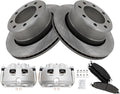 TRQ Rear Brake Pad & Rotor Kit for Dodge Ram 2500 3500 1500