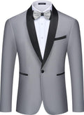 MAGE MALE Mens Tuxedo Jacket Shawl Lapel Slim Fit Blazer - Evening