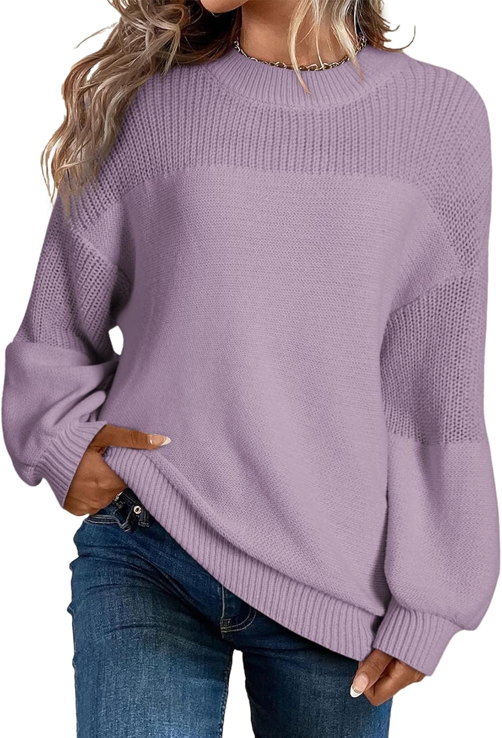 Dokotoo Women's Casual Long Sleeve Sweaters for Chic Style