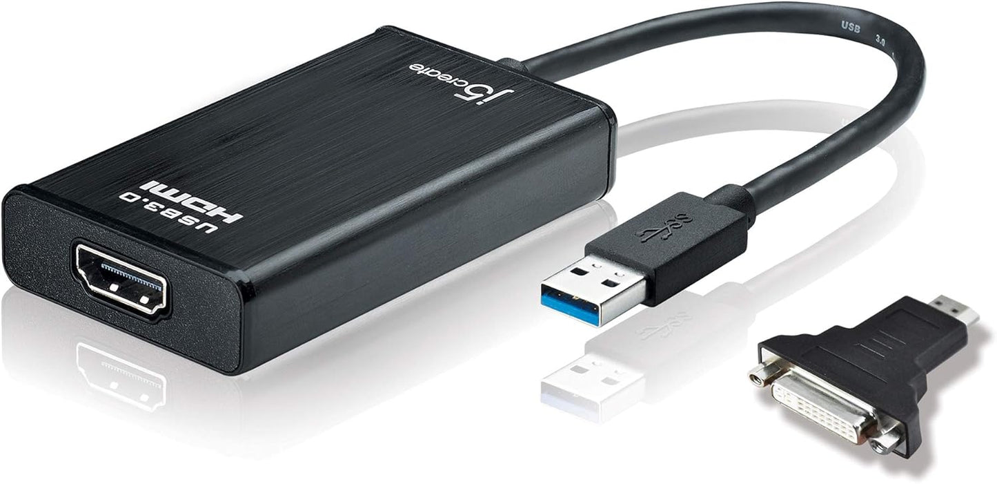 j5create USB 3.0 to HDMI Display Adapter for Enhanced Productivity